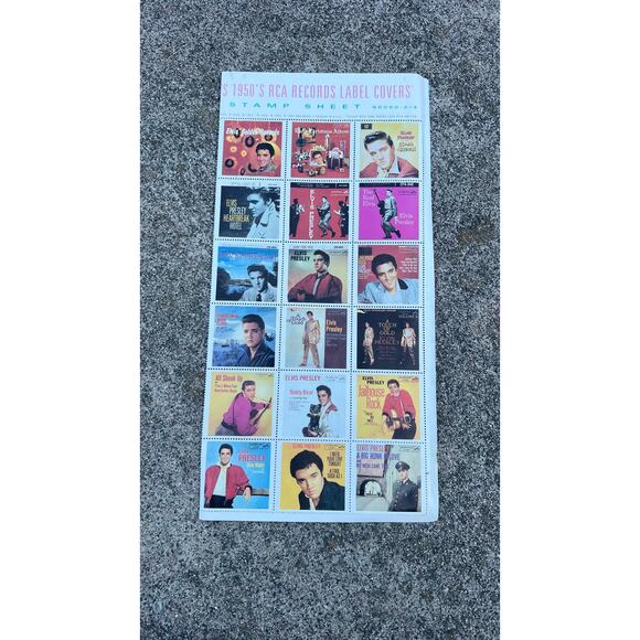 Elvis The King of Rock 'N' Roll Complete 50's Masters 5 Cassettes + Stamp Sheet - Picture 6 of 7